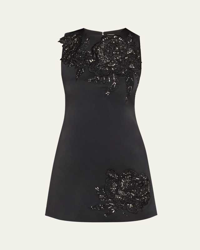 Clyde Embellished A-Line Dress